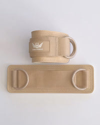 Beige Ankle Straps