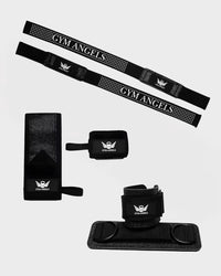 Black Glitter Gym Accessories Bundle