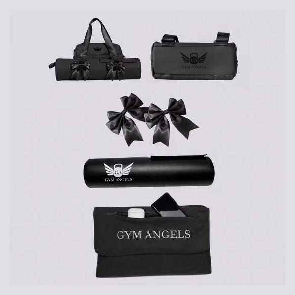 Gym Accessories Bundle of 4 Black
