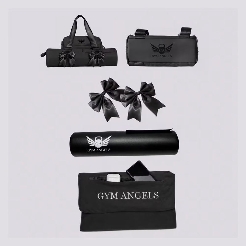 Gym Accessories Bundle of 4 Black