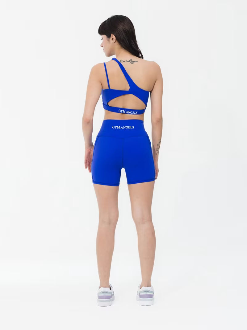 Angel Pocket Shorts for Women (Blue) – Functional Gym Wear UK