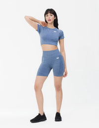 Seamless Sculpt Shorts Gray – Women’s Gym Shorts UK
