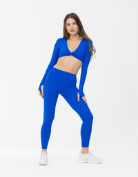 Long Sleeve Gym Crop Top for Women – Gym Angels UK