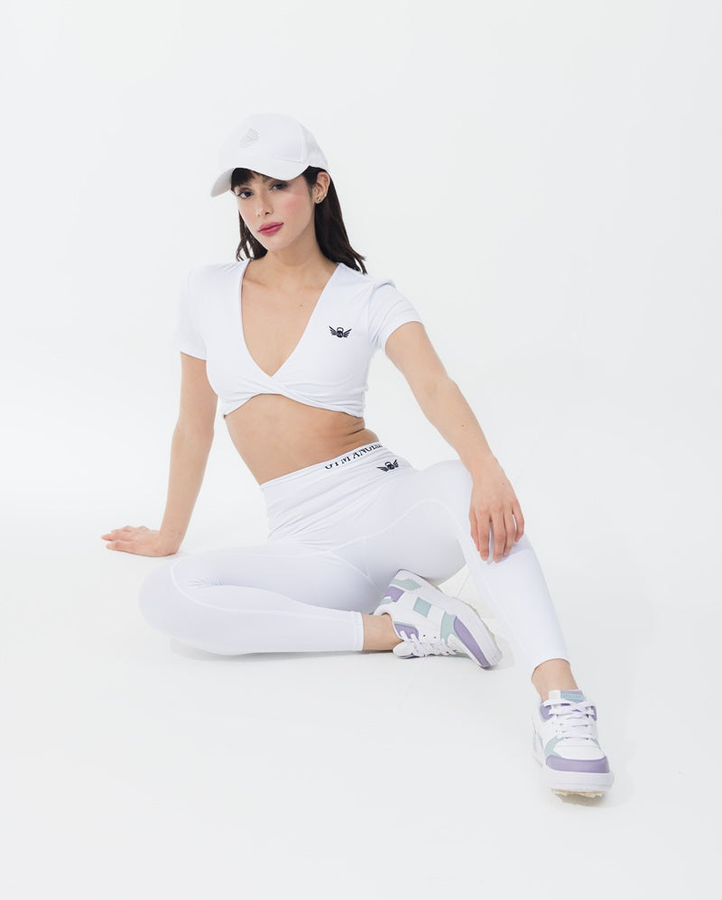 V Scrunch Angel Leggings