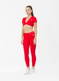 V Scrunch Angel Leggings
