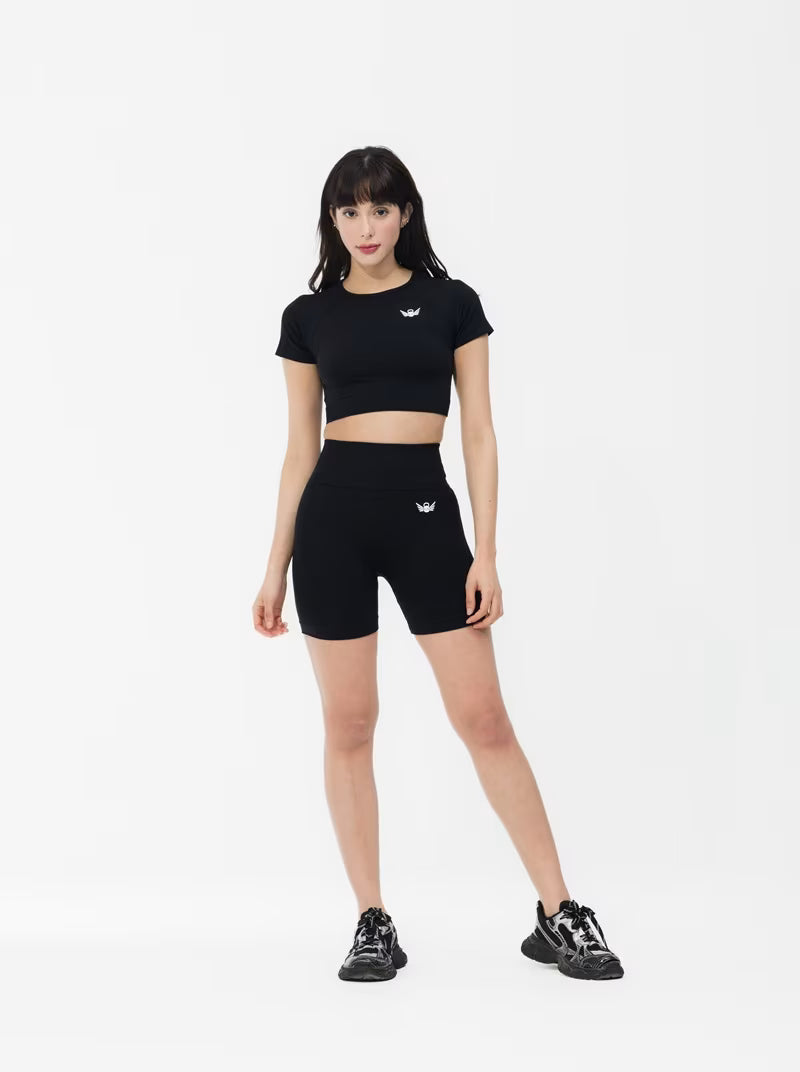 Seamless Sculpt Shorts Black – Women’s Gym Shorts UK