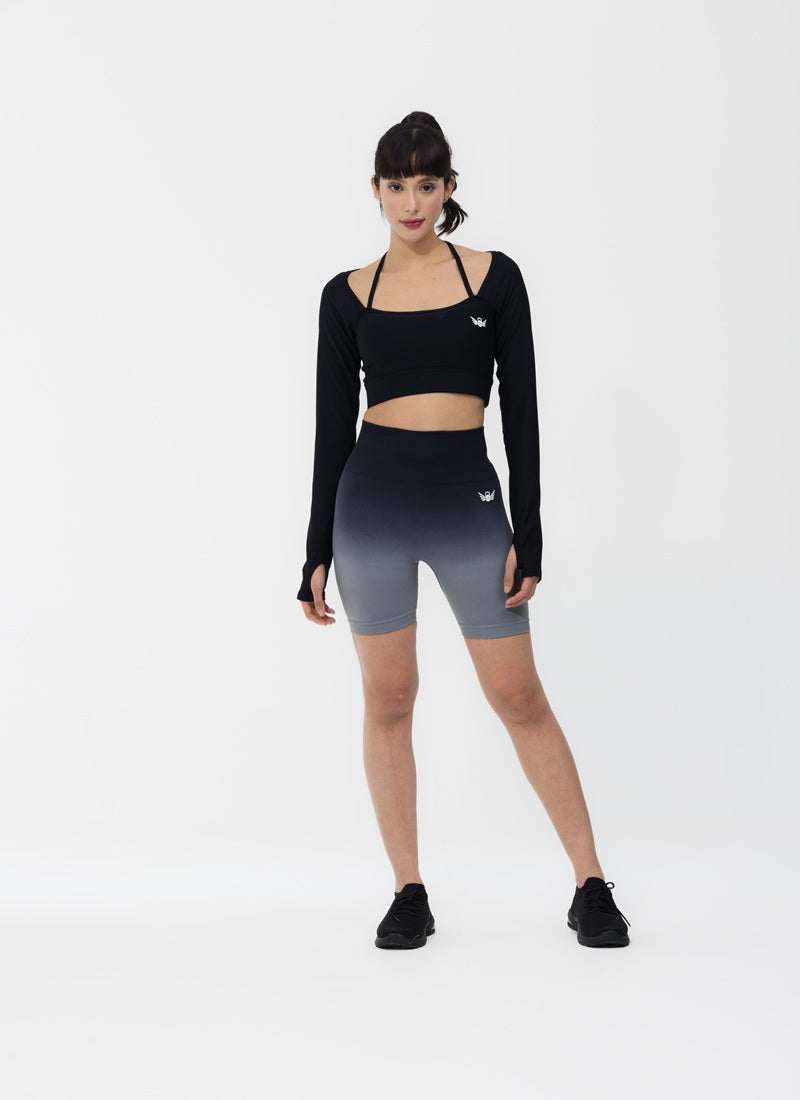 Ombre Scrunch Shorts