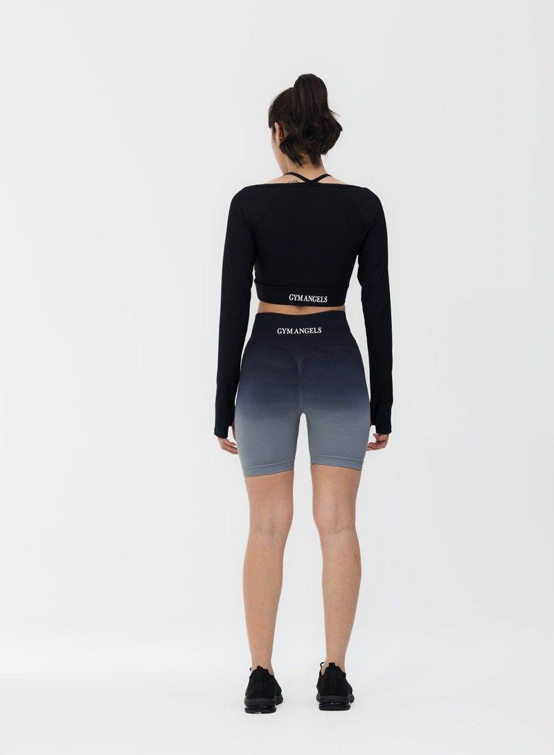Ombre Scrunch Shorts