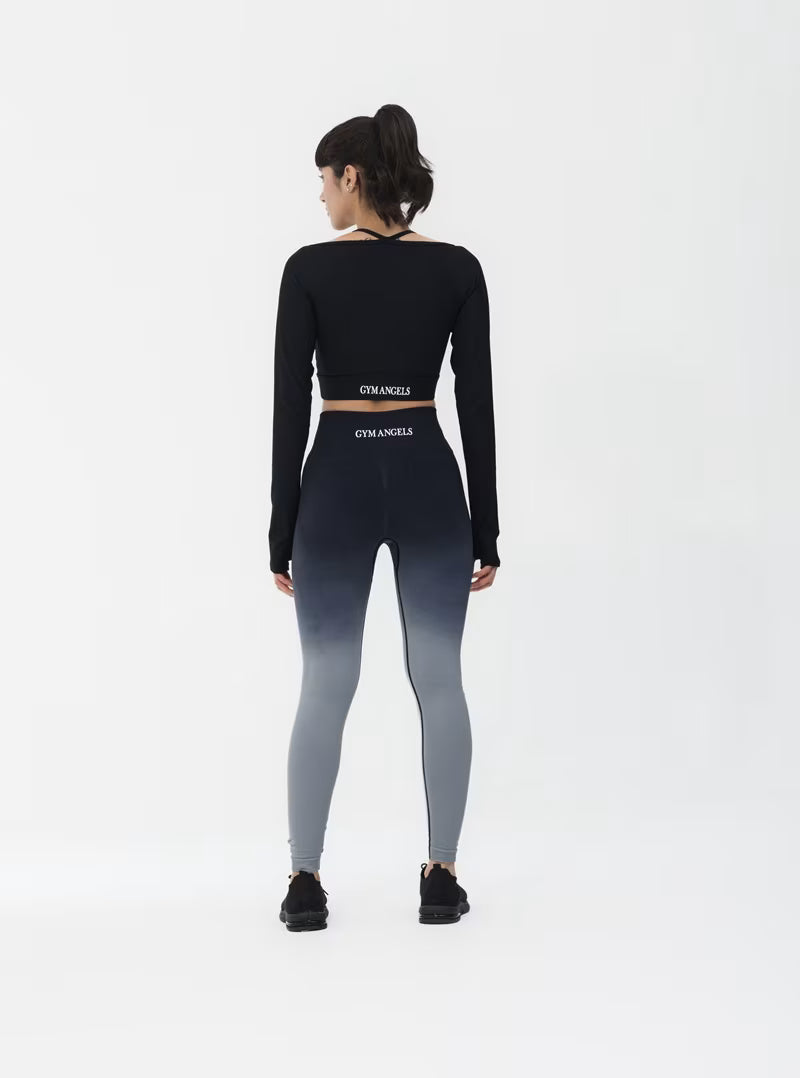 Women’s ombre scrunch leggings squat proof workout tights