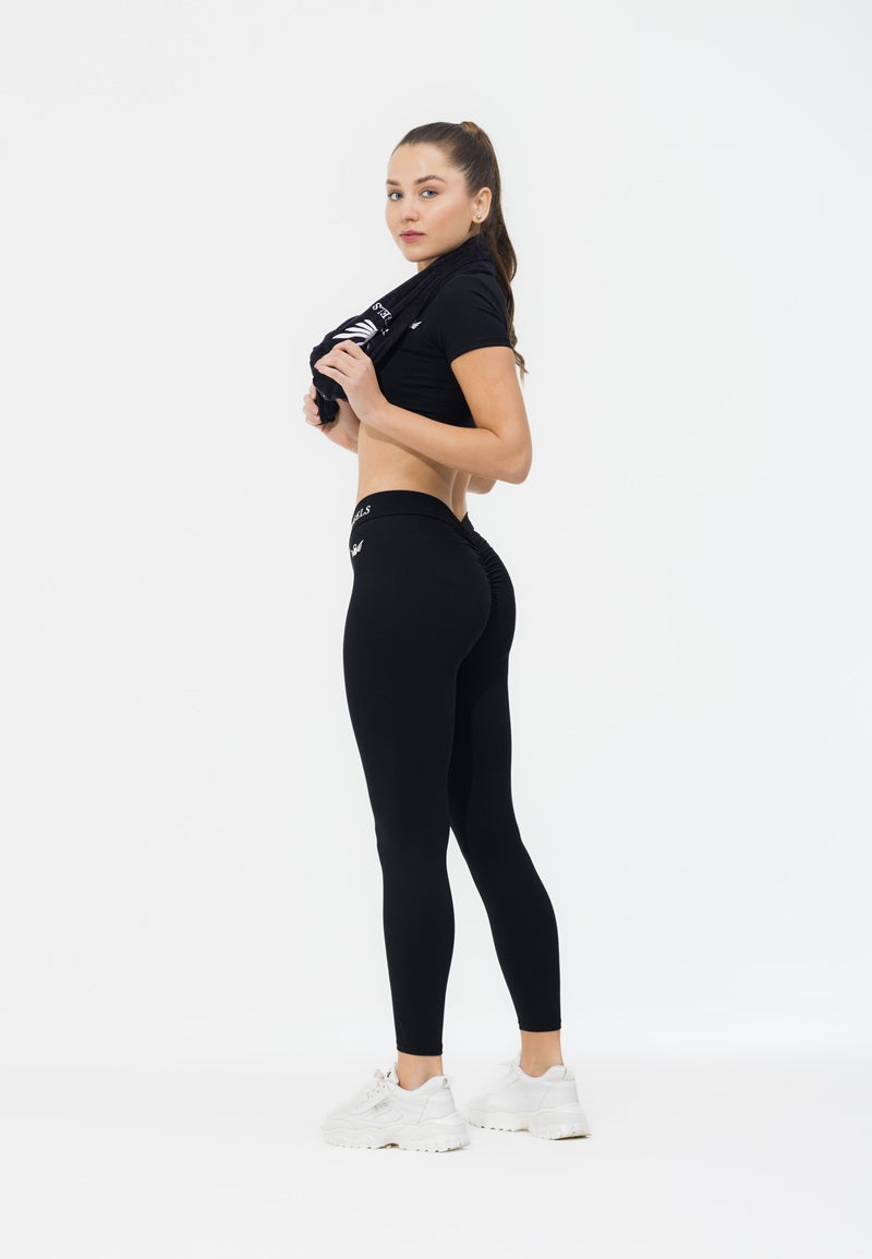 V Scrunch Angel Leggings