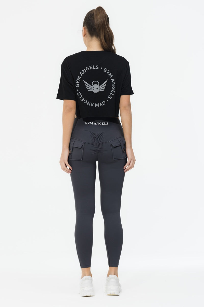 Scrunch Pocket Button Legging