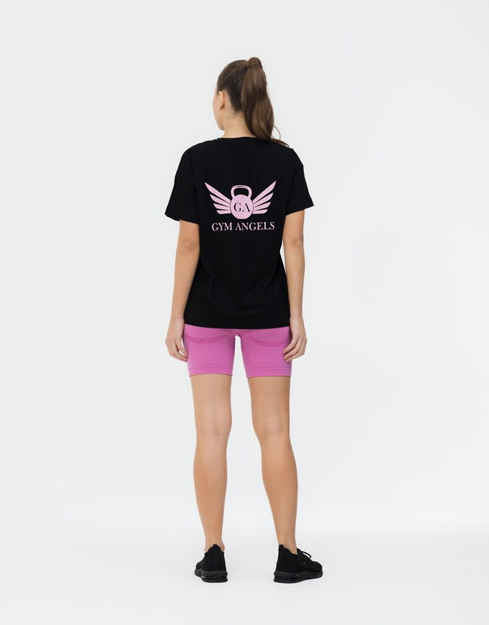 Angel Pump Cover Pink Logo