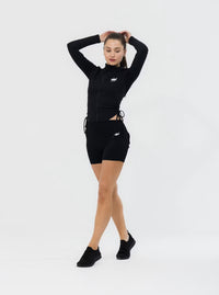 Gym Angels Scrunch Pocket Shorts for women Black