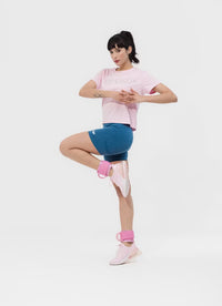 Blue Flattering Contour Shading Shorts for Women UK