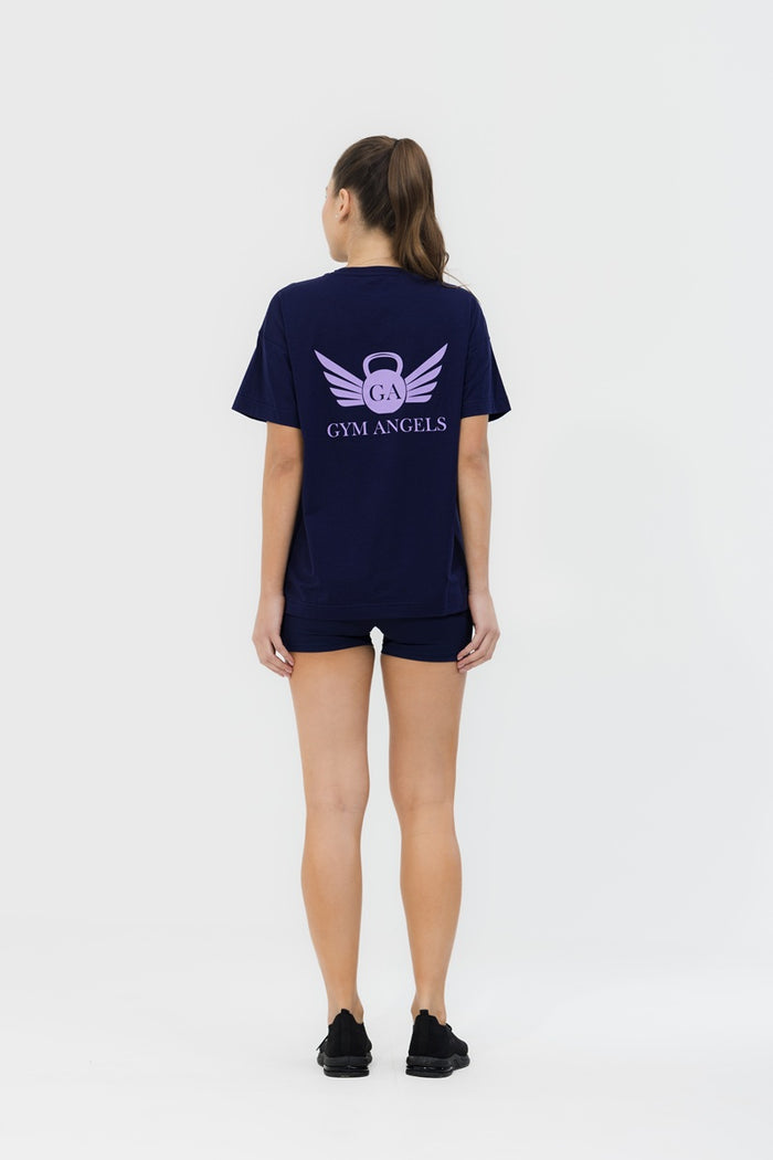 Angel Pump Cover Lilac Logo