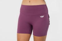 Pocket Scrunch Button Shorts