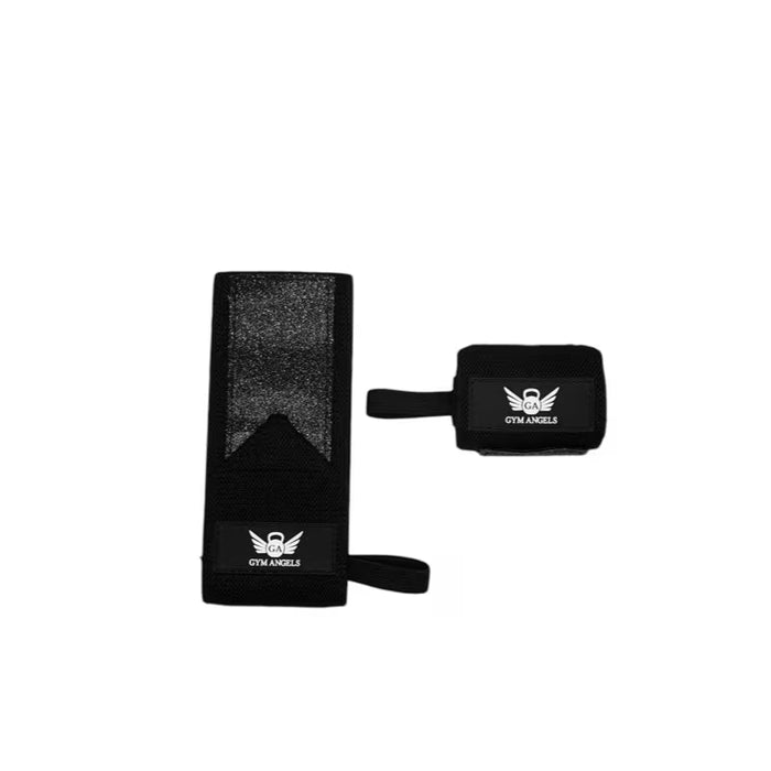 Glitter Wrist Wraps for Weightlifting Black – Gym Angels UK