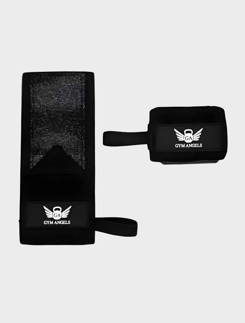 Black Glitter Wrist Wraps
