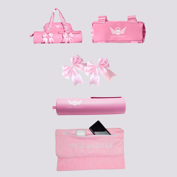 Gym Accessories Bundle of 4 Pink