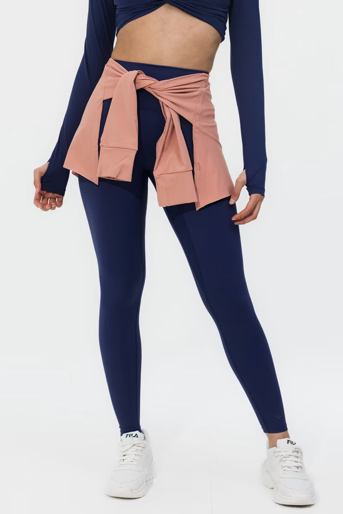 Tie Up Wrap Skirt Pink