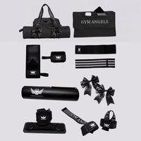 Gym Angels Ultimate Bundle | 8 Piece Gym Accessories Set Black