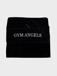 Black Microfiber Hooded Gym Towel for Workouts UK