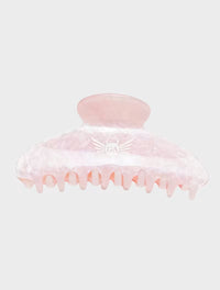 Pink Iridescent Glitter Claw Clip