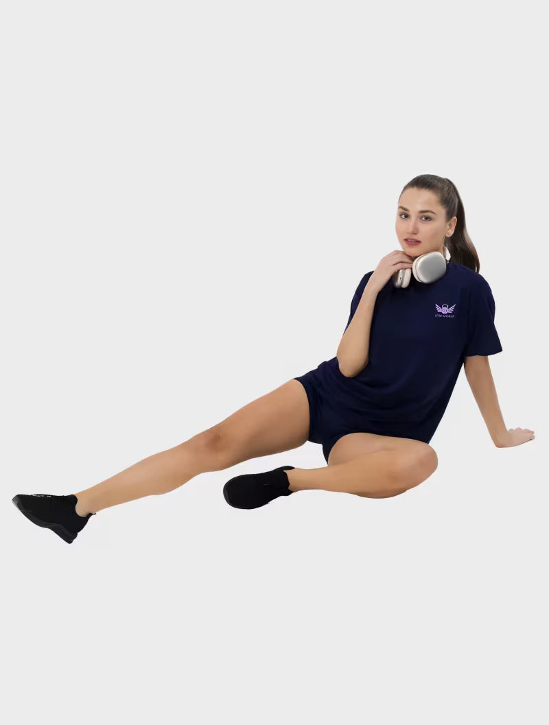 Pump Cover T-Shirt in Lilac Logo