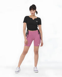 Women’s Gym Pump Ccover – Soft Cotton Blend Tee Blush Pink