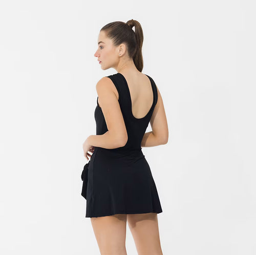 women gym dress Skort for Made in a fabric CURRENT SEASON Tree Type:Decor Package Only Amory Black 6 Drawer