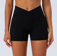 Gym Angels V waistband shorts for women UK